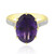 Bague en or et Améthyste de Zambie