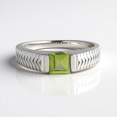 Anello in argento con Peridoto (de Melo Essence)