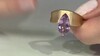 Zilveren ring met een lavendel amethist (de Melo)