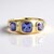 Anello in oro con Tanzanite (de Melo Gold)