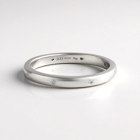 Anello in argento con Zircone