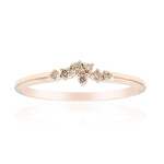 Anillo en oro con Diamante rosa de Francia de Argyle SI1 (Annette)