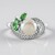 Anello in argento con Perla d'Acqua Dolce Bianca