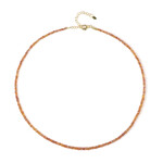 Collar en plata con Zafiro Padparadscha