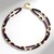 Collier en argent et Grenat du Mozambique (Riya)