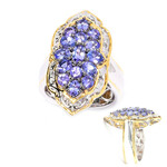 Tanzanite Silver Ring (Gems en Vogue)