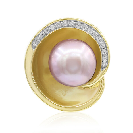 Zilveren hanger met een Ming Parel (TPC)