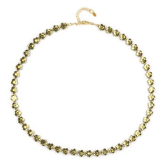 Collar en plata con Hematita dorada