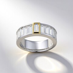 Anello in argento con Topazio Bianco (Adela Silber)