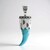 Ciondolo in argento con Turchese Kingman Mohave Blu (Jones Lee)
