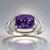 Anello in argento con Ametista (Remy Rotenier)