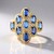 Anello in argento con Cianite del Nepal