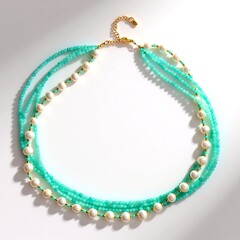 Collana in argento con Amazzonite