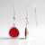 Orecchini in argento con Giada Rossa