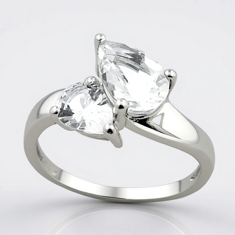 Anello in argento con Danburite