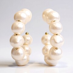 Orecchini in argento con Perla d'Acqua Dolce Bianca (Joias do Paraíso)