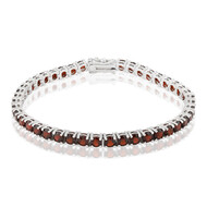 Bracciale in argento con Granato