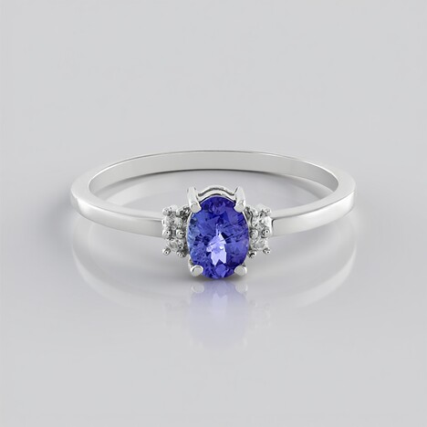 Anello in argento con Tanzanite