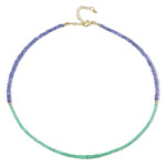 Collana in argento con Smeraldo Colombiano