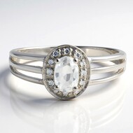 Anello in argento con Zircone