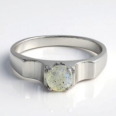 Anello in argento con Spectrolite