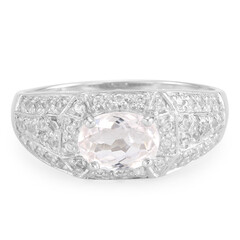 Bague en argent et Tourmaline cuprifère