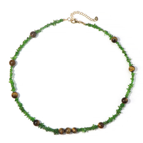 Collana in argento con Occhio di Tigre