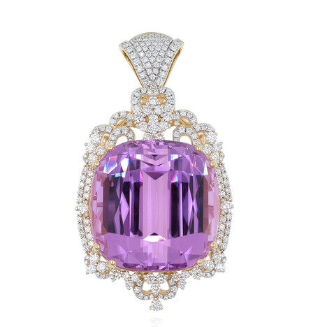 Ciondolo in oro con Kunzite Patroke (AMAYANI)