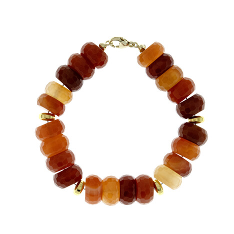 Karneol-Silberarmband (CUSTODANA)