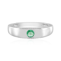 Anello in argento con Smeraldo Russo (SAELOCANA)
