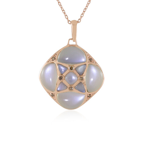 White Moonstone Silver Necklace (KM by Juwelo)