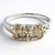 Bague en argent et Zircon cannelle