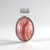 Ciondolo in argento con Rodocrosite (MONOSONO COLLECTION)