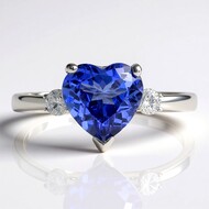 Anello in oro con Tanzanite AAA (CIRARI)