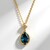 Collana in oro con Topazio Blu Londra (CIRARI)