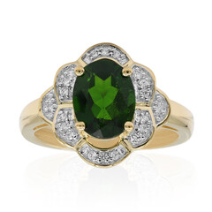 Russischer Diopsid-Goldring