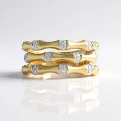Anello in oro con Diamante SI2 (H) (de Melo Gold)