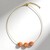 Collana in argento con Conchiglia di Ostrica Spinosa Arancione