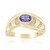 AAA-Tansanit-Goldring (de Melo Gold)
