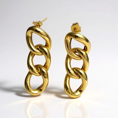 Pendientes en plata (M de Luca)