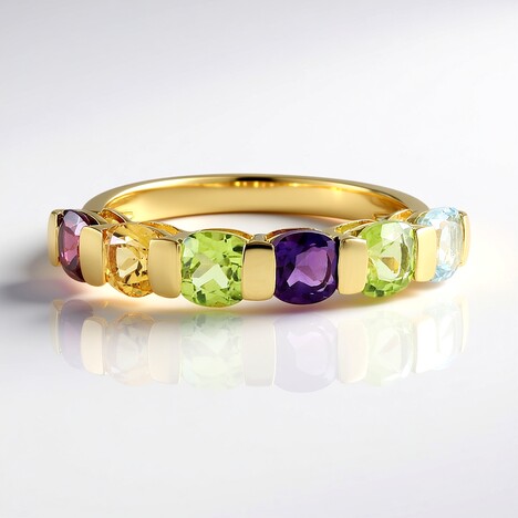 Anello in argento con Peridoto (de Melo Essence)