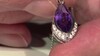Colgante en plata con Amatista de Marruecos