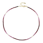 Collier en argent et Rubis de Tanzanie