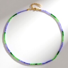 Collana in argento con Tsavorite della Tanzania