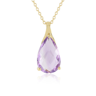 Lavendel-Amethyst-Silberhalskette