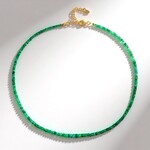 Collana in argento con Smeraldo Etiope