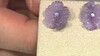 Zilveren oorbellen met amethisten (Gems en Vogue)