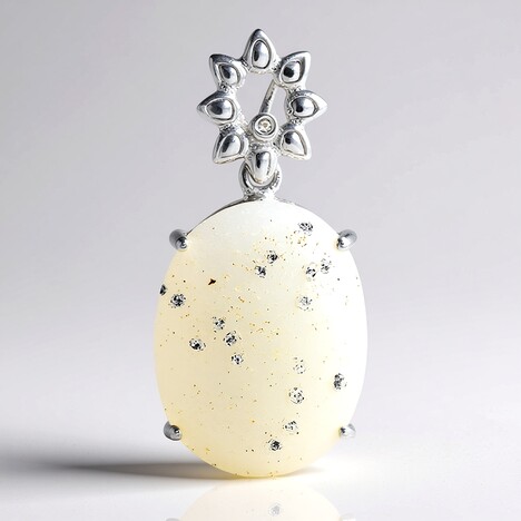 Ciondolo in argento con Agata Glitter