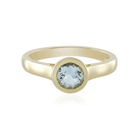 9K Aquamarine Gold Ring