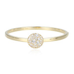 Zircon Silver Bangle (Adela Silber)